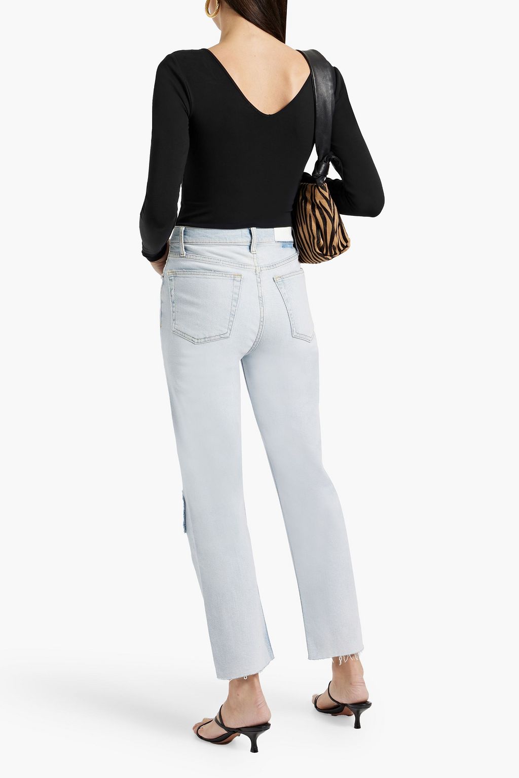 RE/DONE Stretch-cotton jersey bodysuit