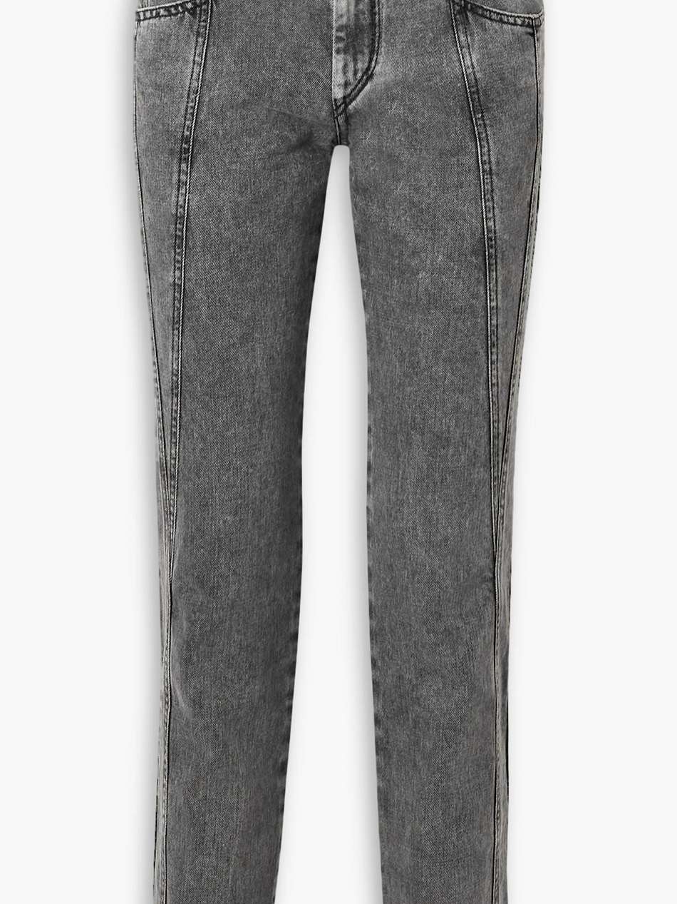 vikira mid-rise tapered jeans