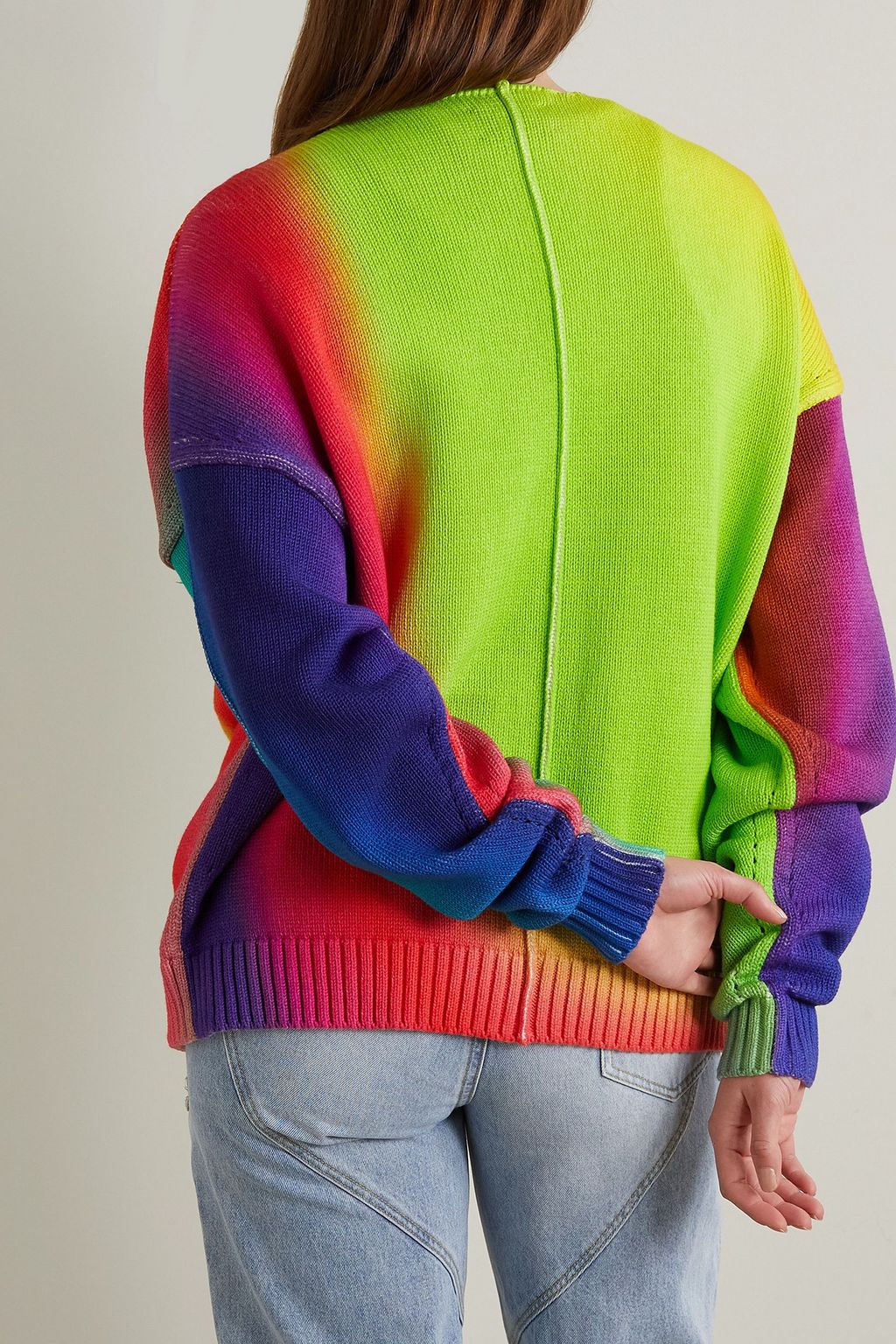 AGR Colour Theory ombré cotton cardigan