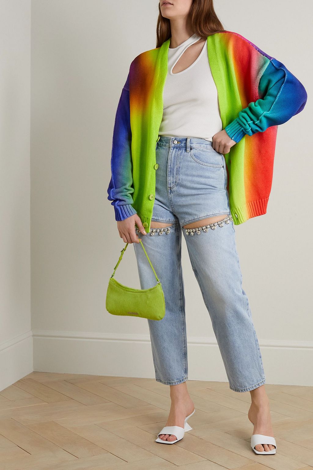AGR Colour Theory ombré cotton cardigan