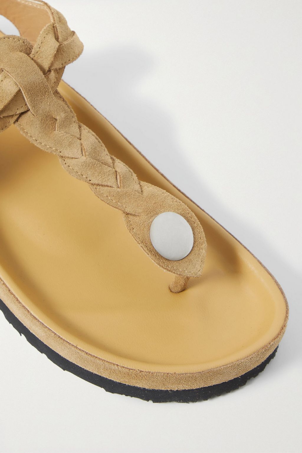 ISABEL MARANT Brook braided suede sandals