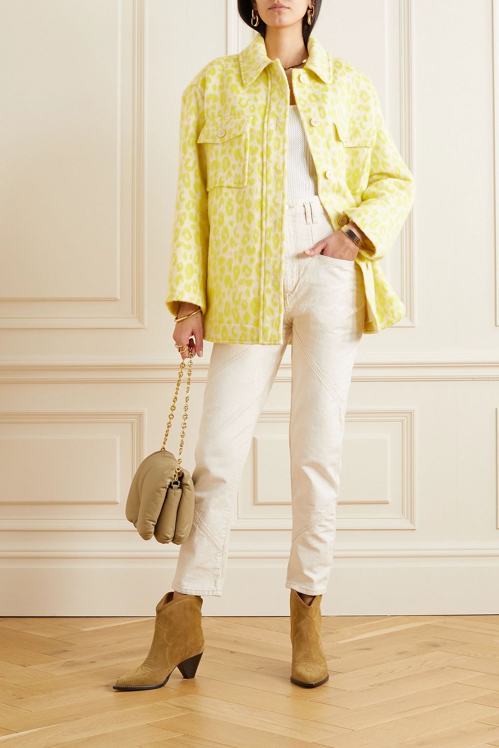 ISABEL MARANT Odelino leopard-print wool jacket