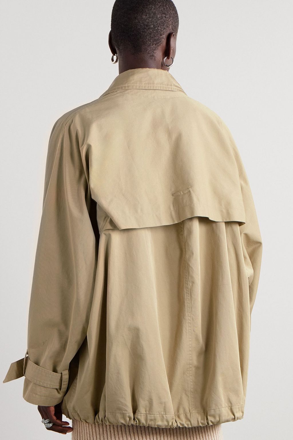ISABEL MARANT Dusika double-breasted cotton-twill trench coat