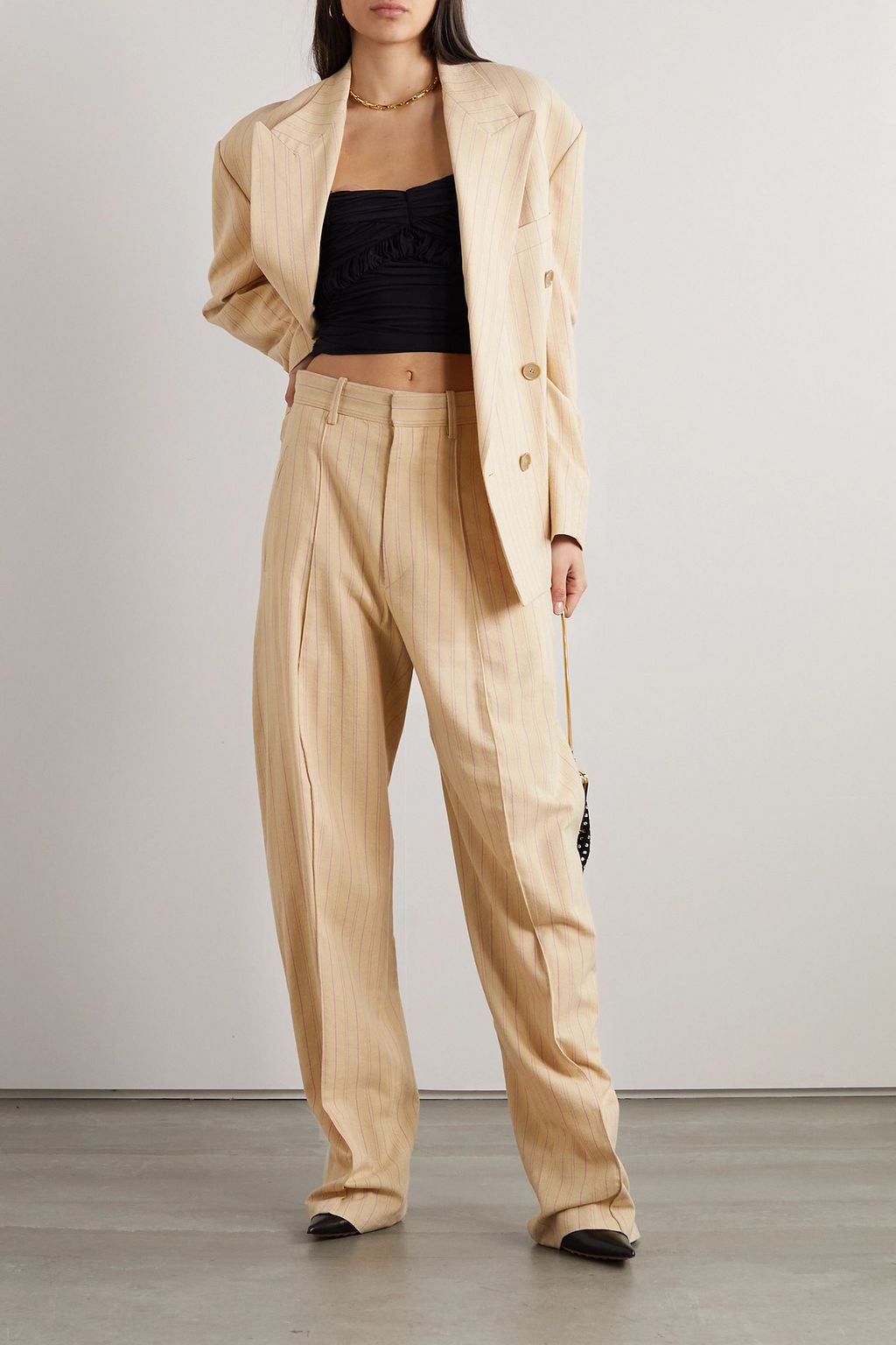 ISABEL MARANT Klero double-breasted tweed blazer