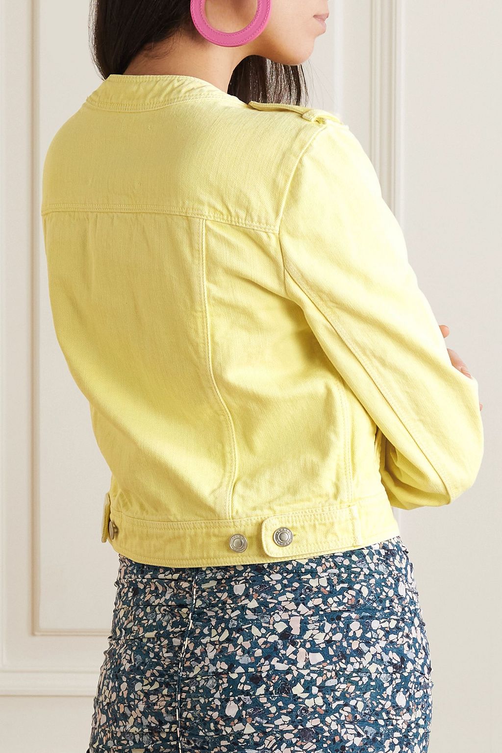 ISABEL MARANT Valene cropped denim jacket