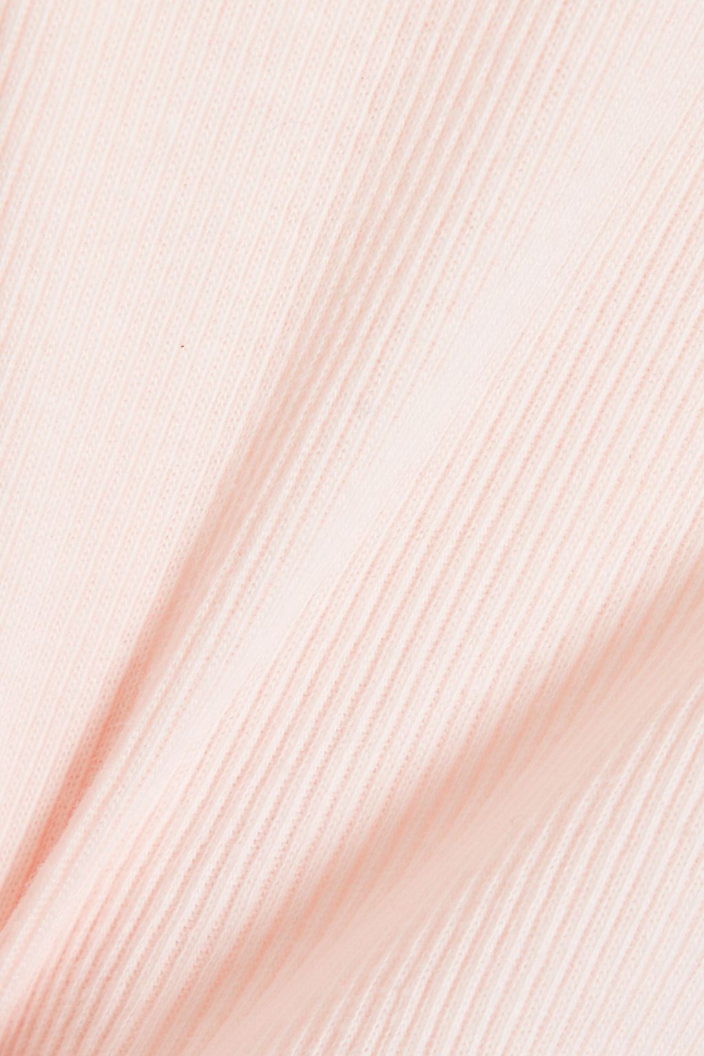 RE/DONE BY HANES Ribbed cotton-jersey tank