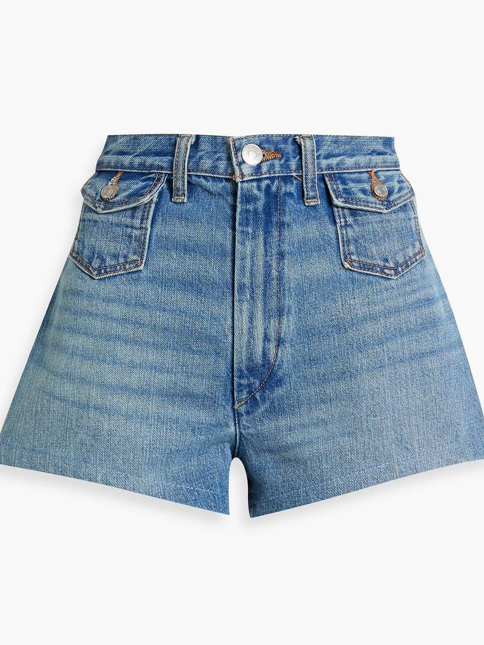 70s denim shorts