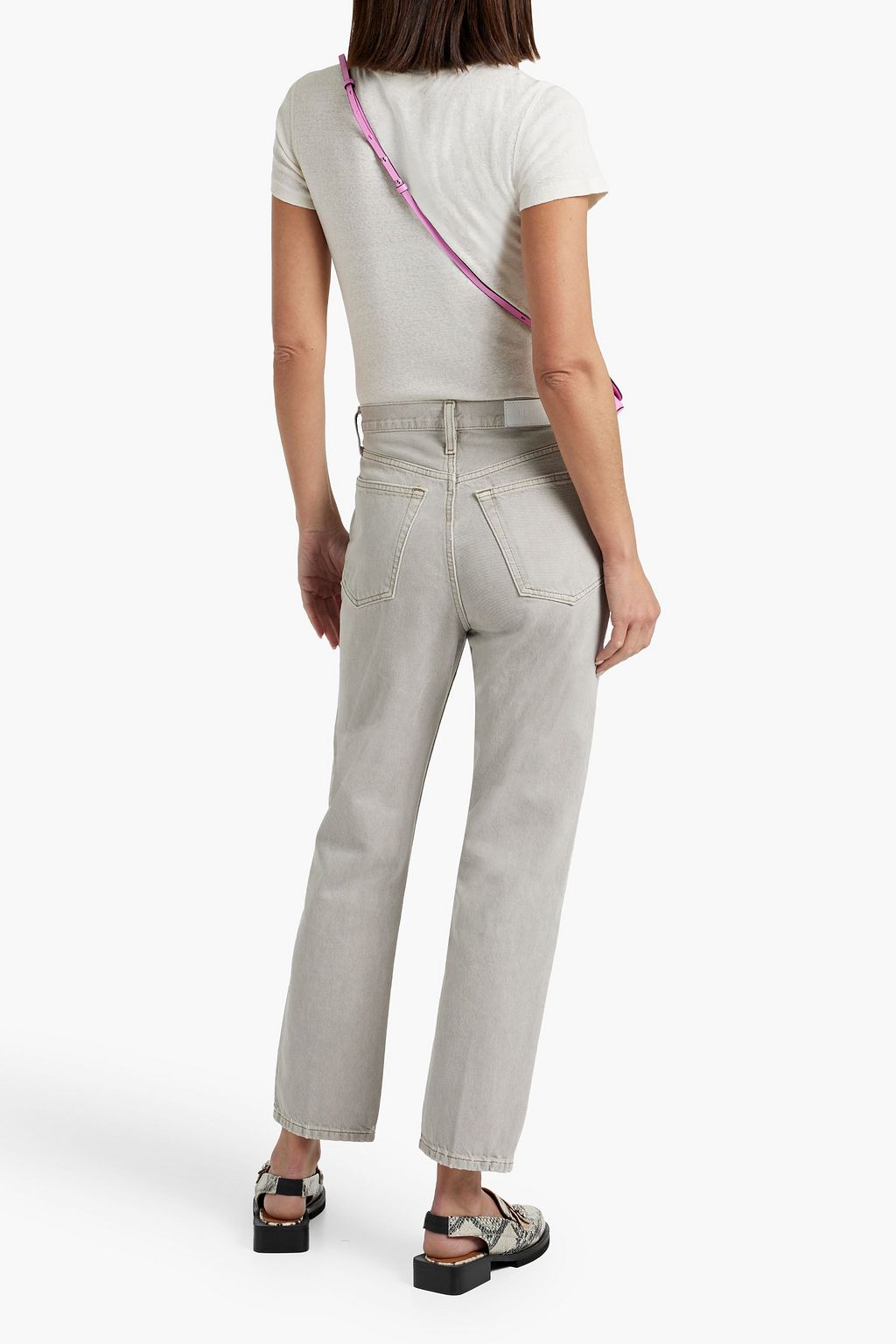 RE/DONE 70s cropped high-rise straight-leg jeans