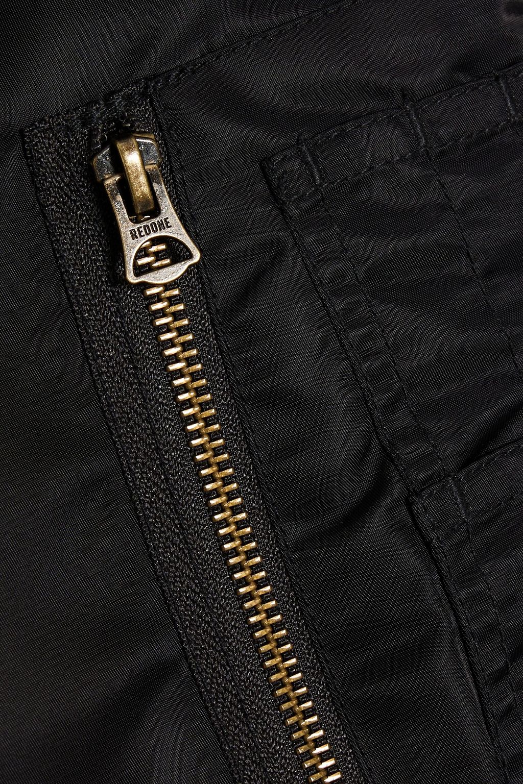 RE/DONE Cropped shell bomber jacket