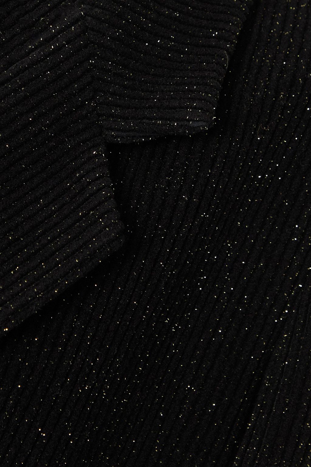 PETAR PETROV Metallic ribbed corduroy coat
