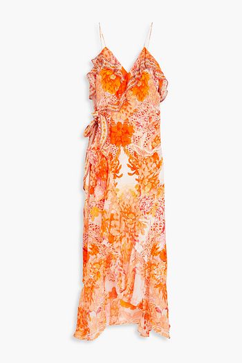Heat wrap maxi dress second female sales