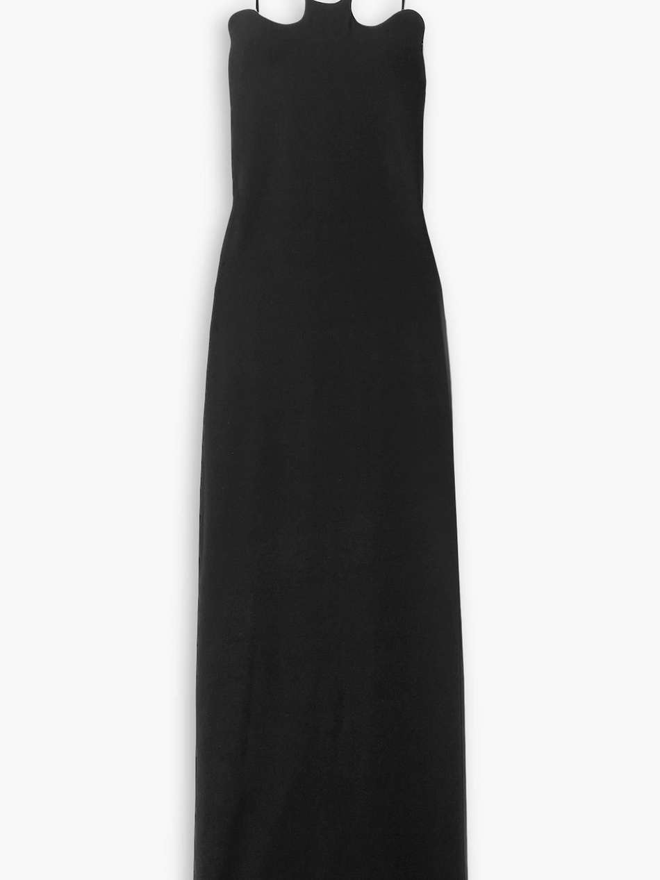 crepe gown
