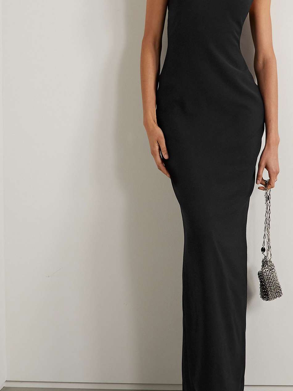 crepe gown