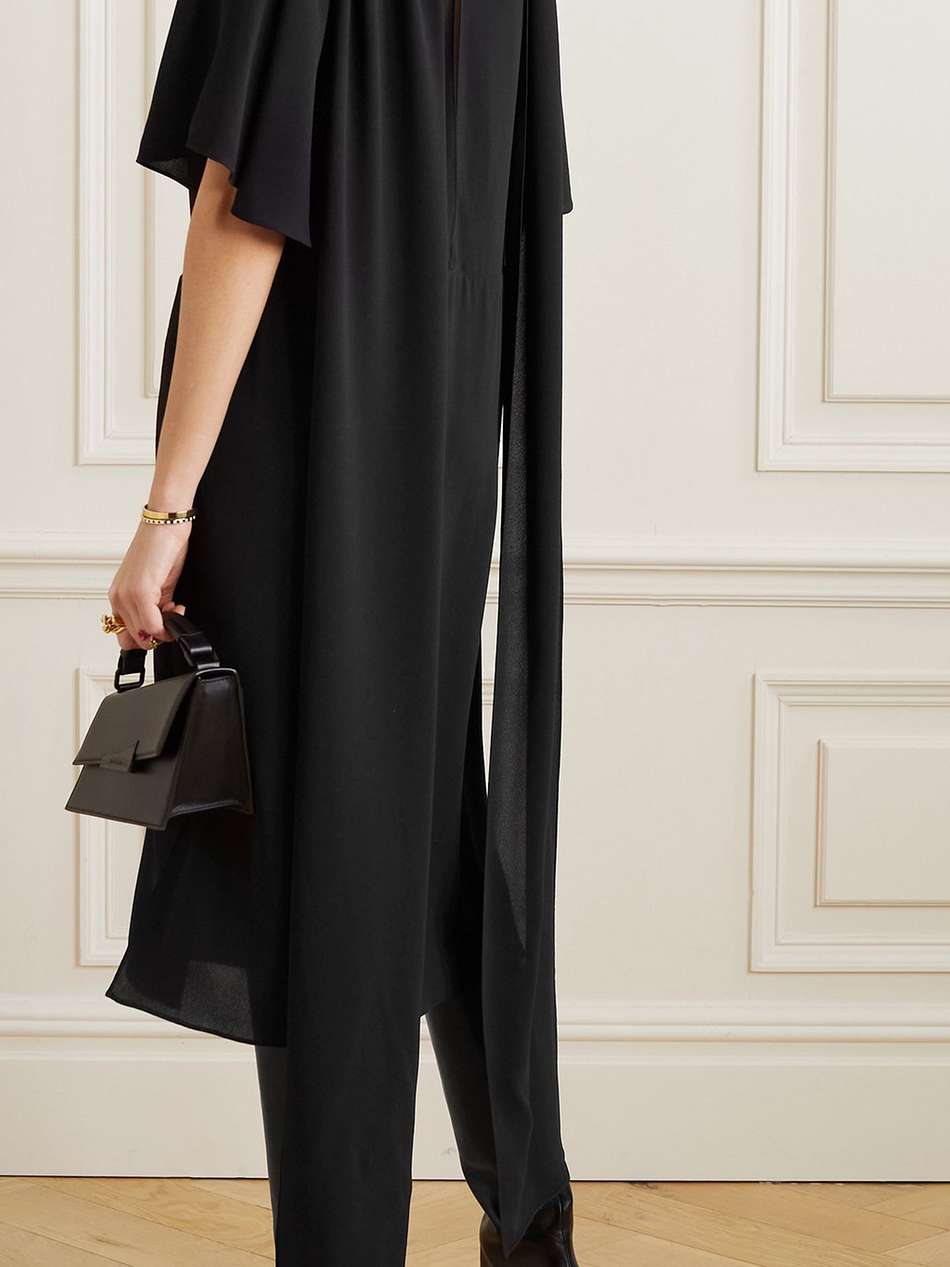 + lutz huelle chrissy crepe midi dress