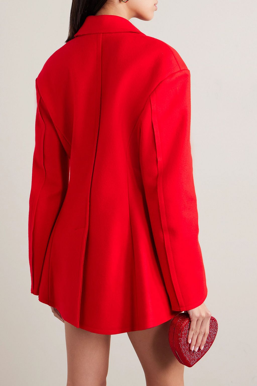 JASON WU COLLECTION Double-breasted felt blazer