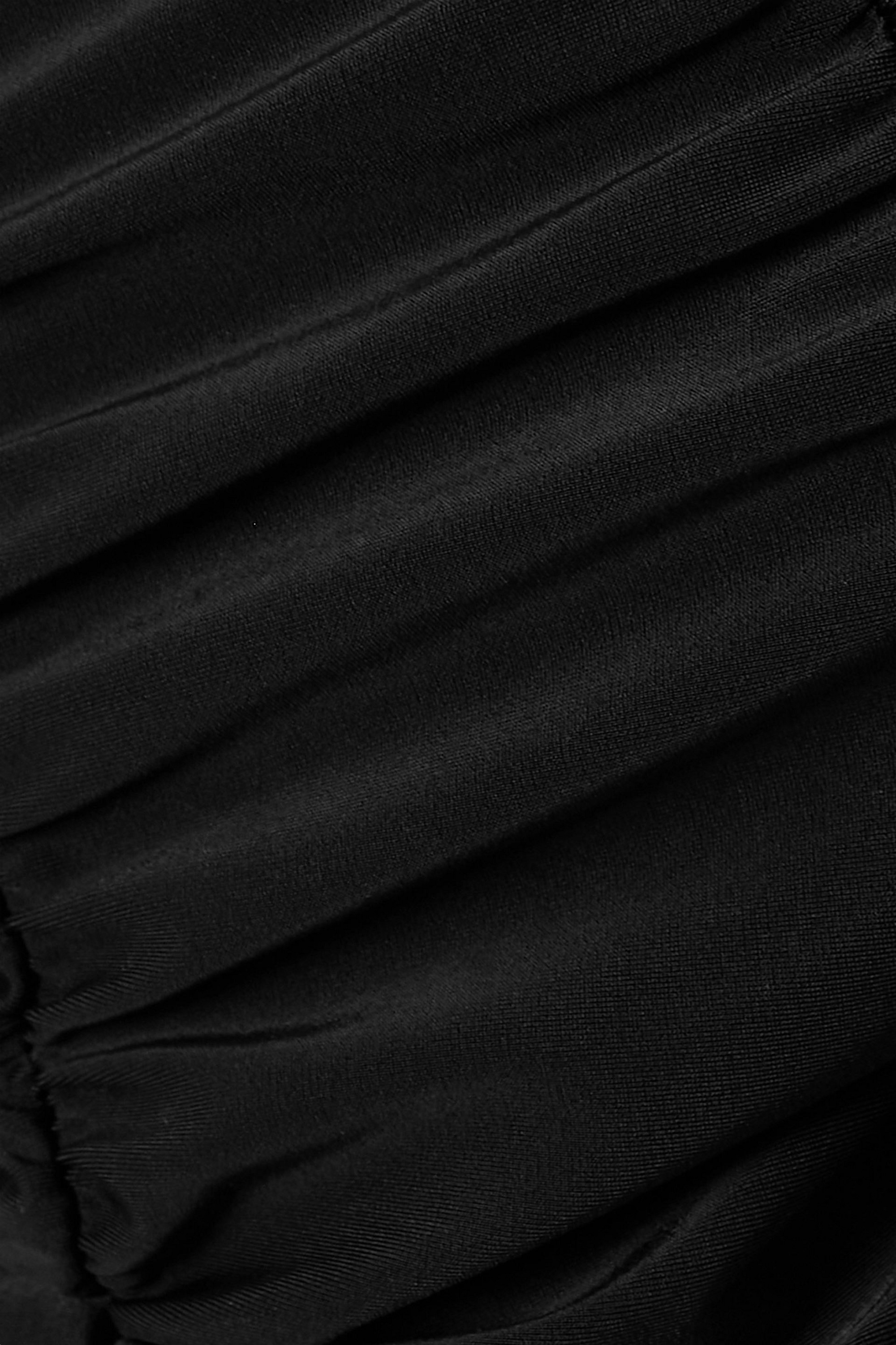 AZ Factory + Ester Manas ruched stretch-knit flared pants