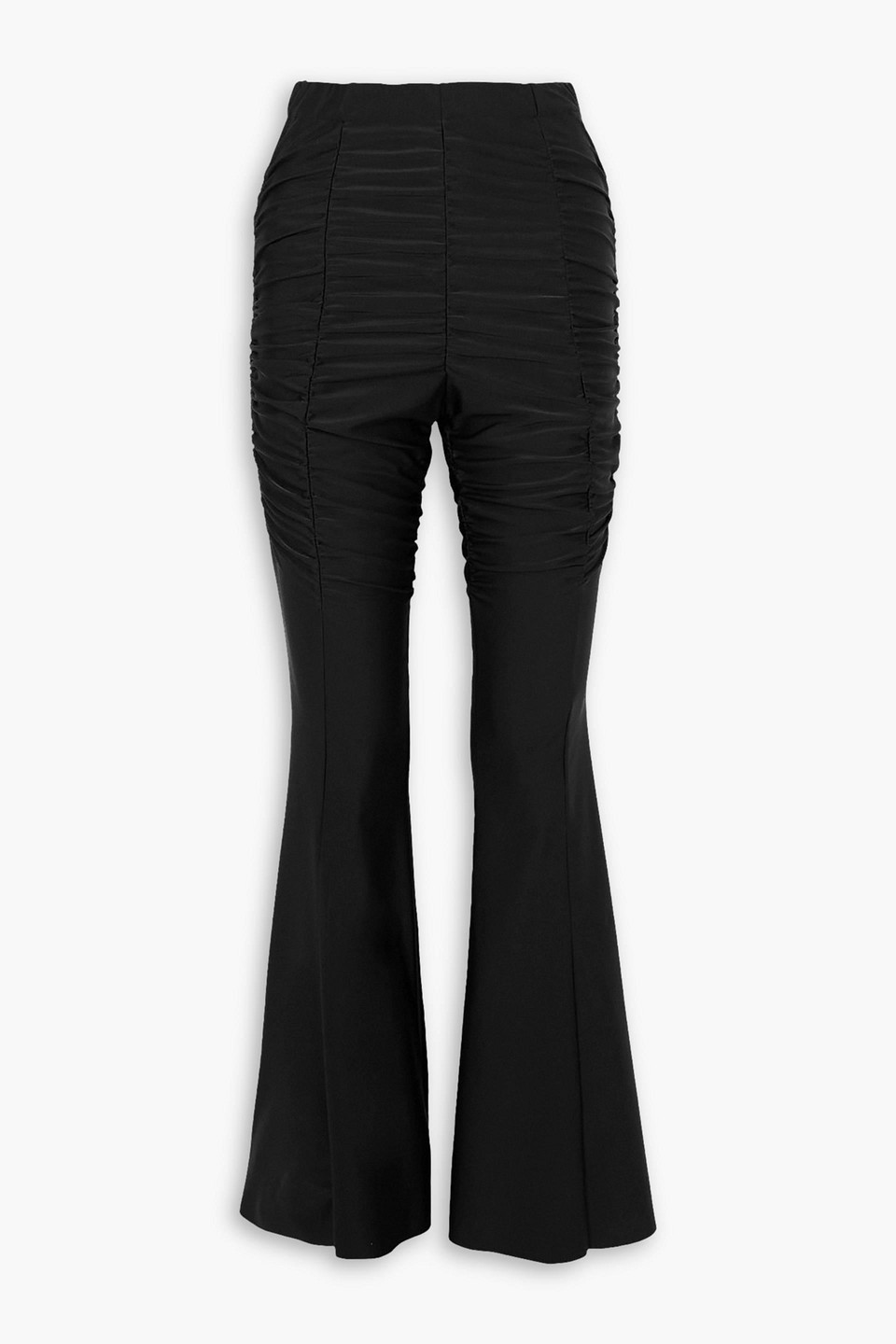 Ester Manas ruched stretch-knit flared pants