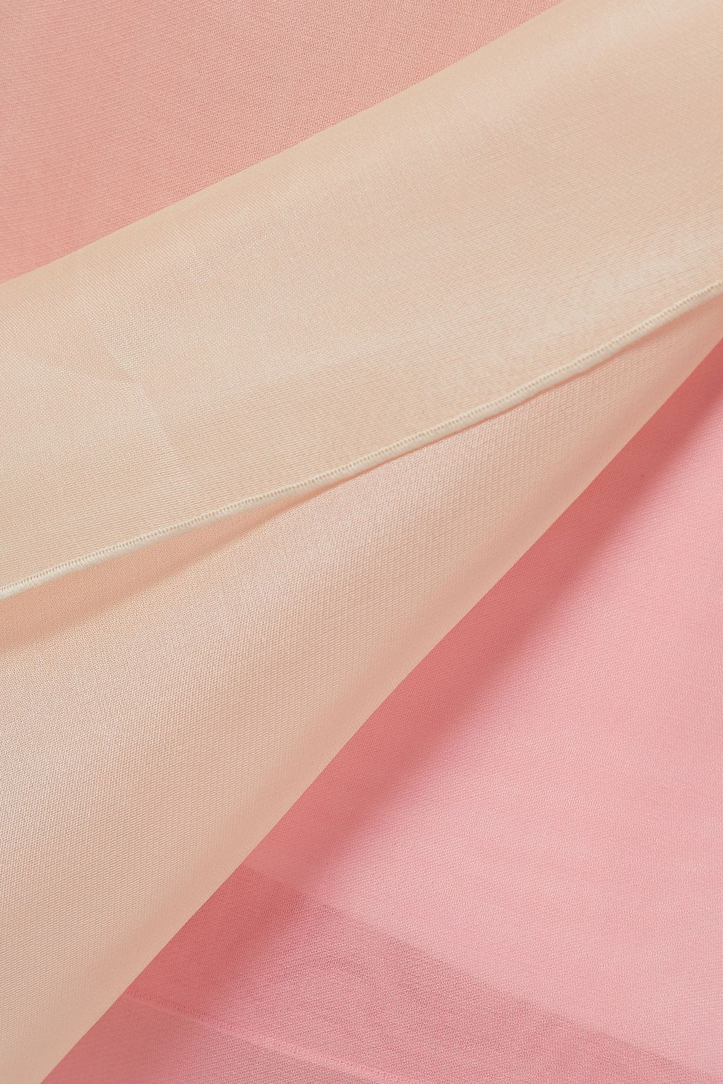 LAFAYETTE 148 레이어드 컬러 블록 실크 오간자 드레스