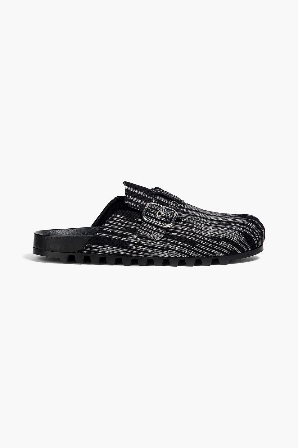 Missoni - Buckled crochet-knit clogs - Black - EU 44