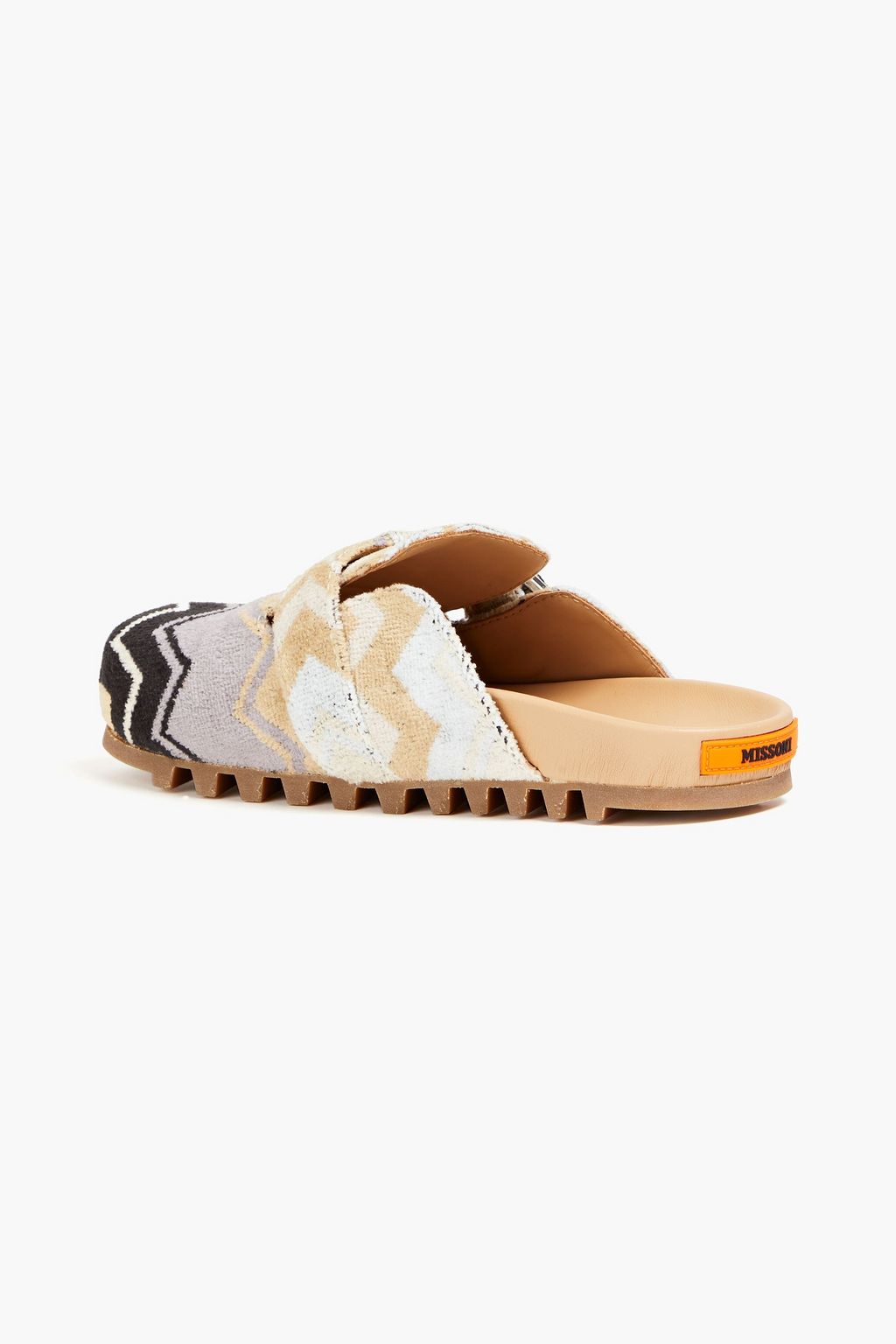 MISSONI حذاء كلوغ من قماش تيري وبإبزيم