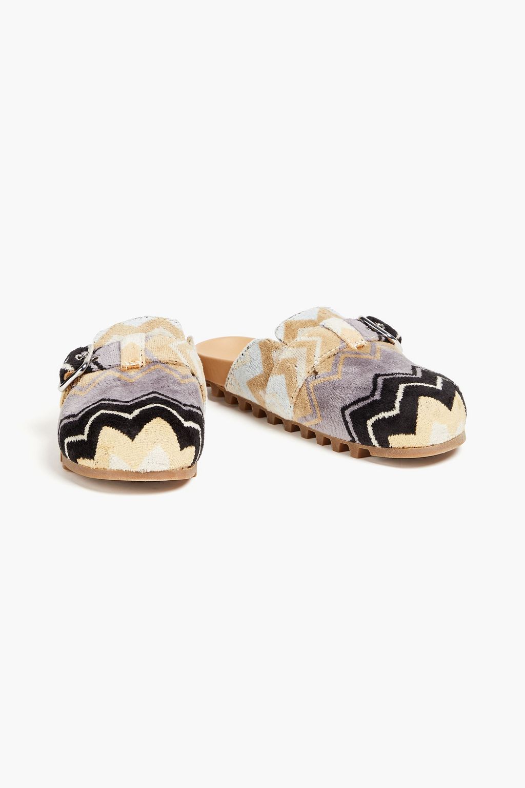 MISSONI حذاء كلوغ من قماش تيري وبإبزيم