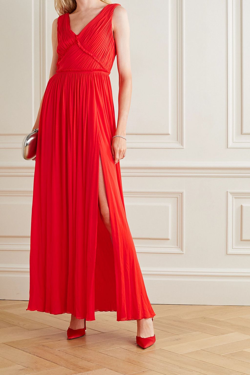 JASON WU COLLECTION Gathered stretch-jersey gown