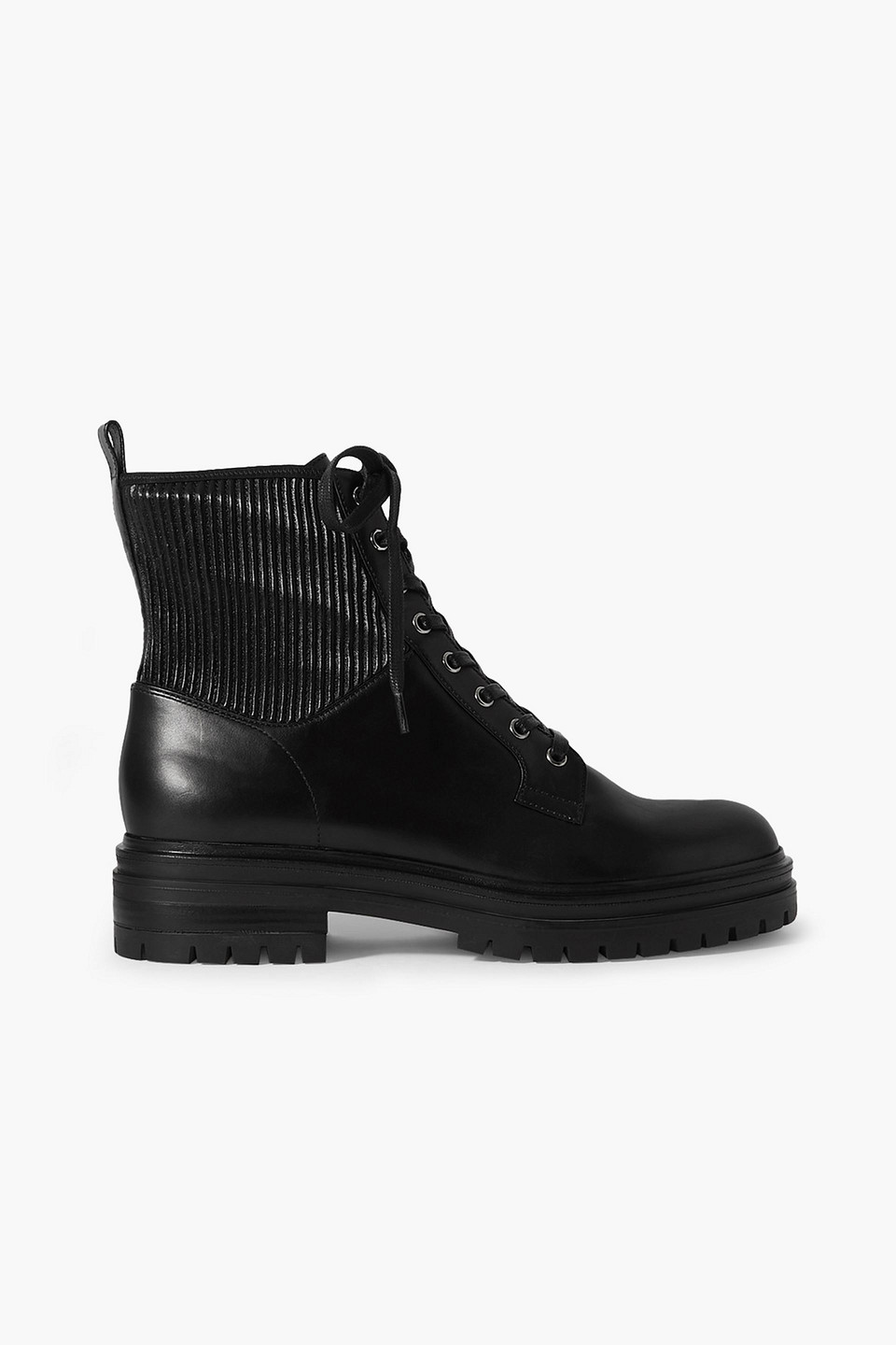 Gianvito Rossi Martis 40 Leather Ankle Boots In Black