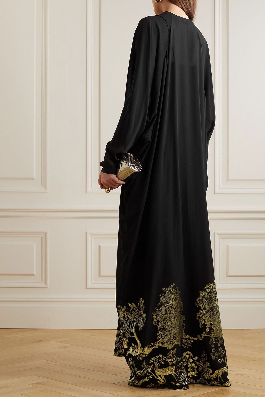 LANVIN Metallic jacquard gown