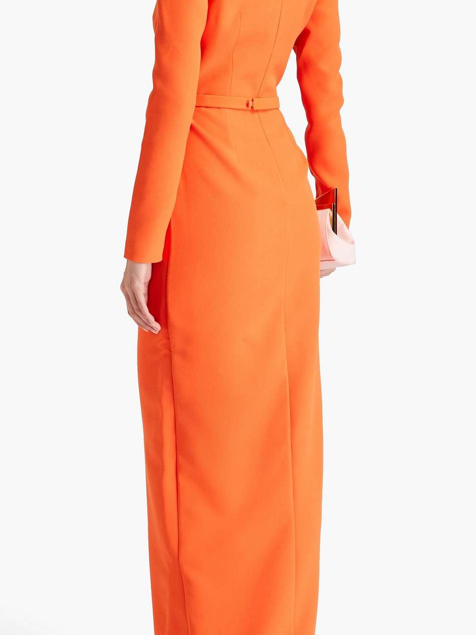 ottavia crepe gown