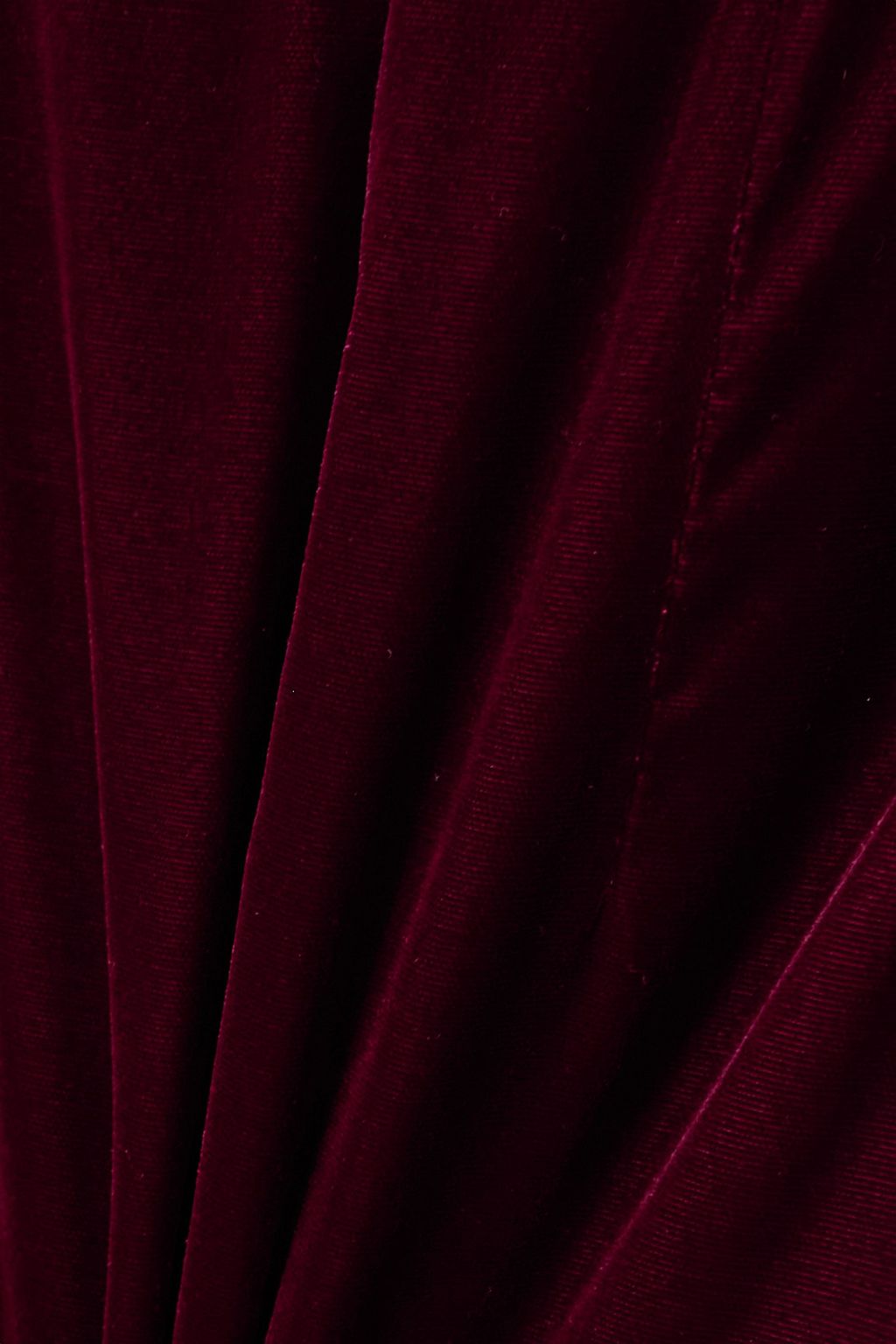MISS SOHEE Crystal-embellished cutout stretch-velvet gown