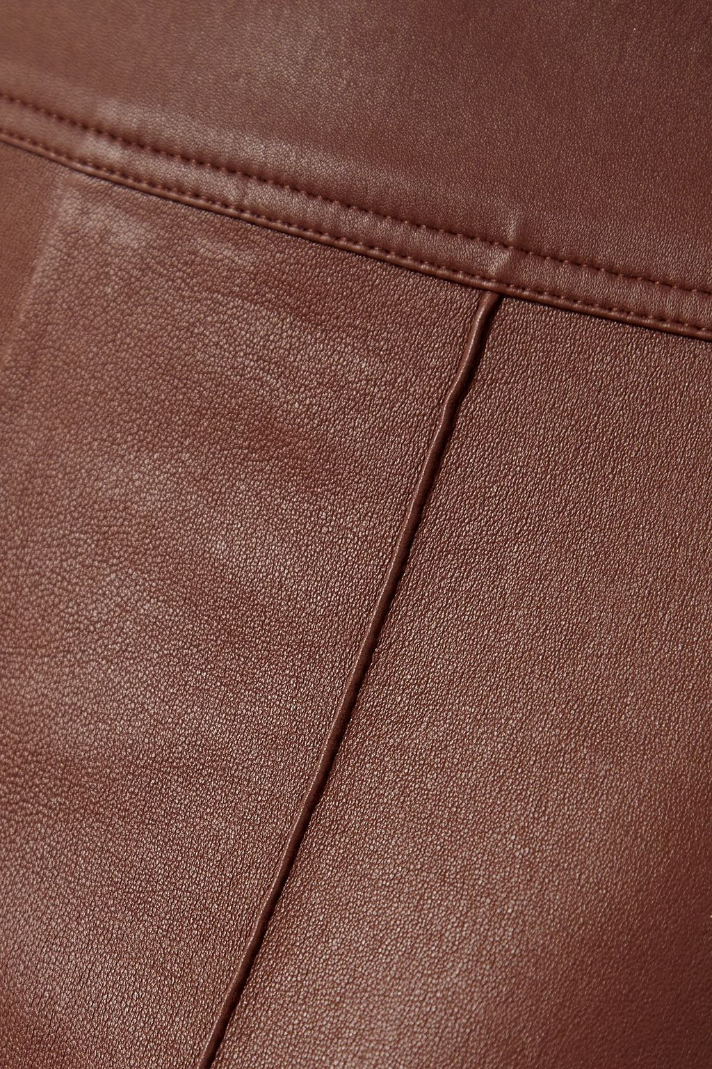HELMUT LANG بنطال من الجلد بقصة بوت كات