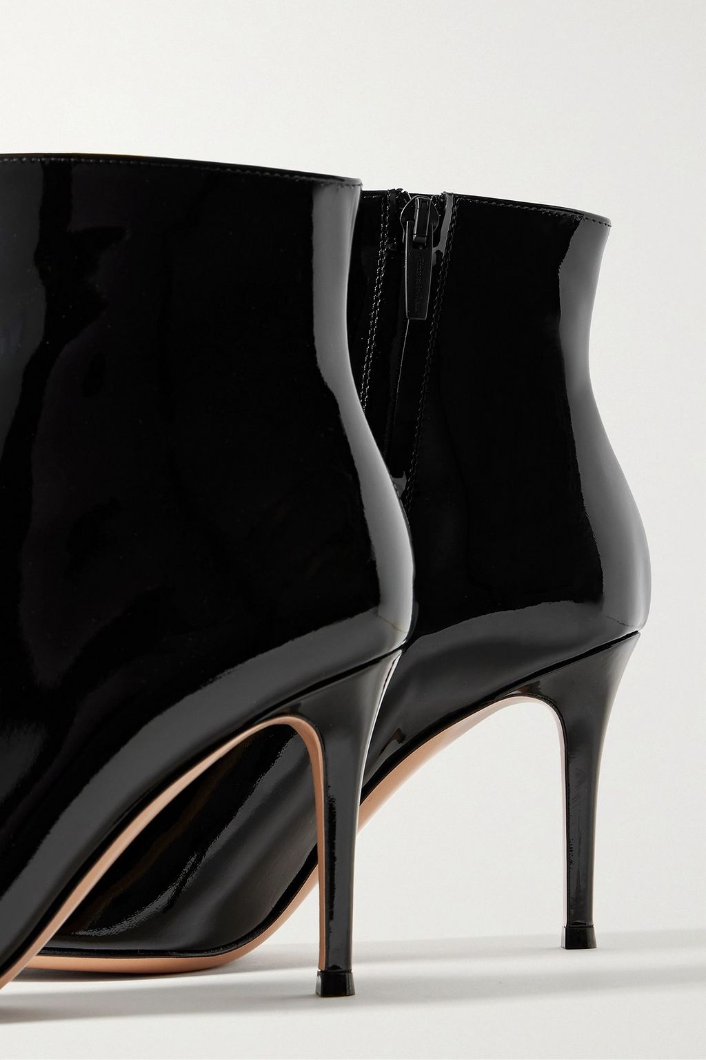 GIANVITO ROSSI Vernice 85 patent-leather ankle boots