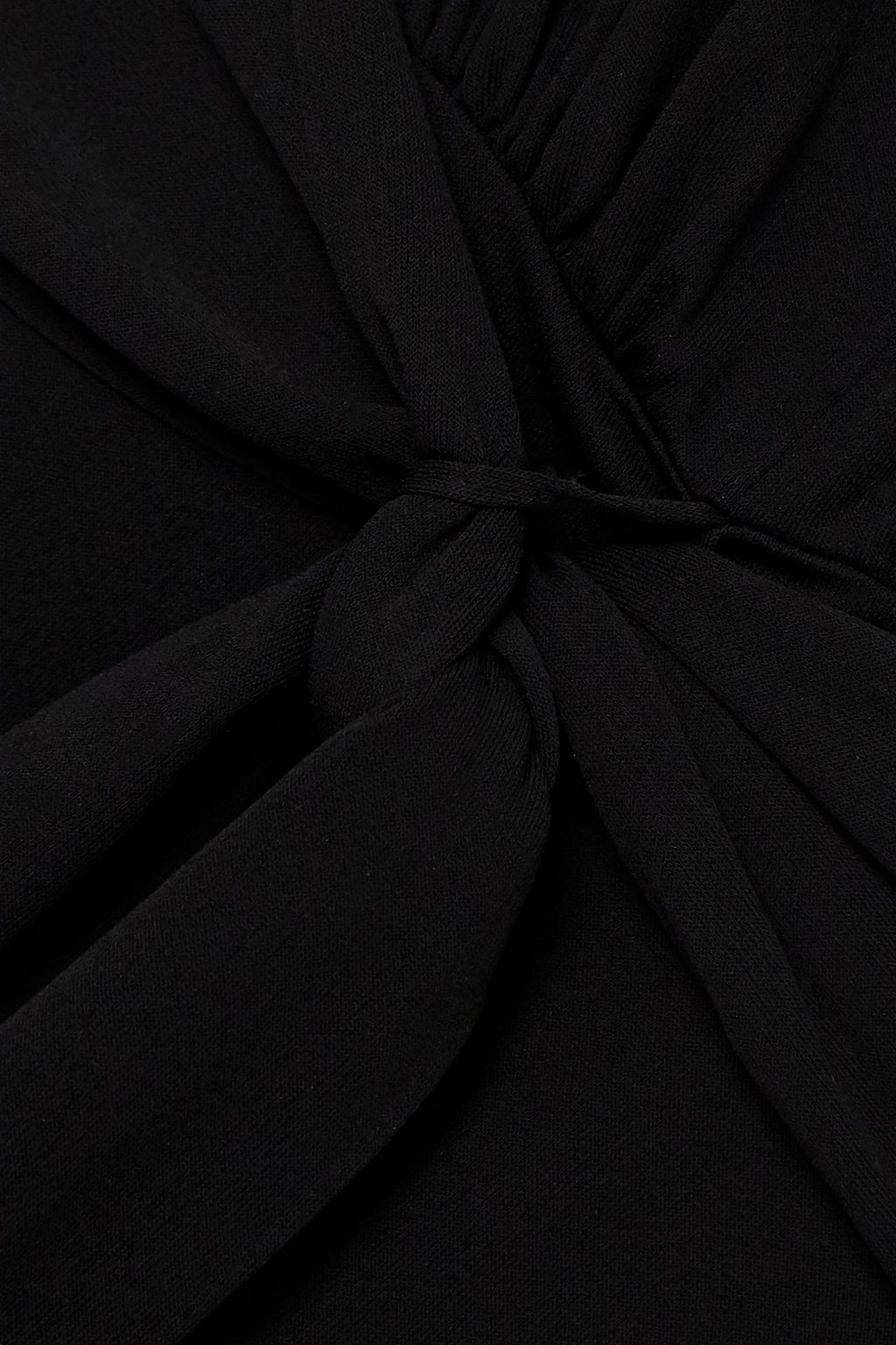 TOM FORD Cape-effect jersey halterneck gown