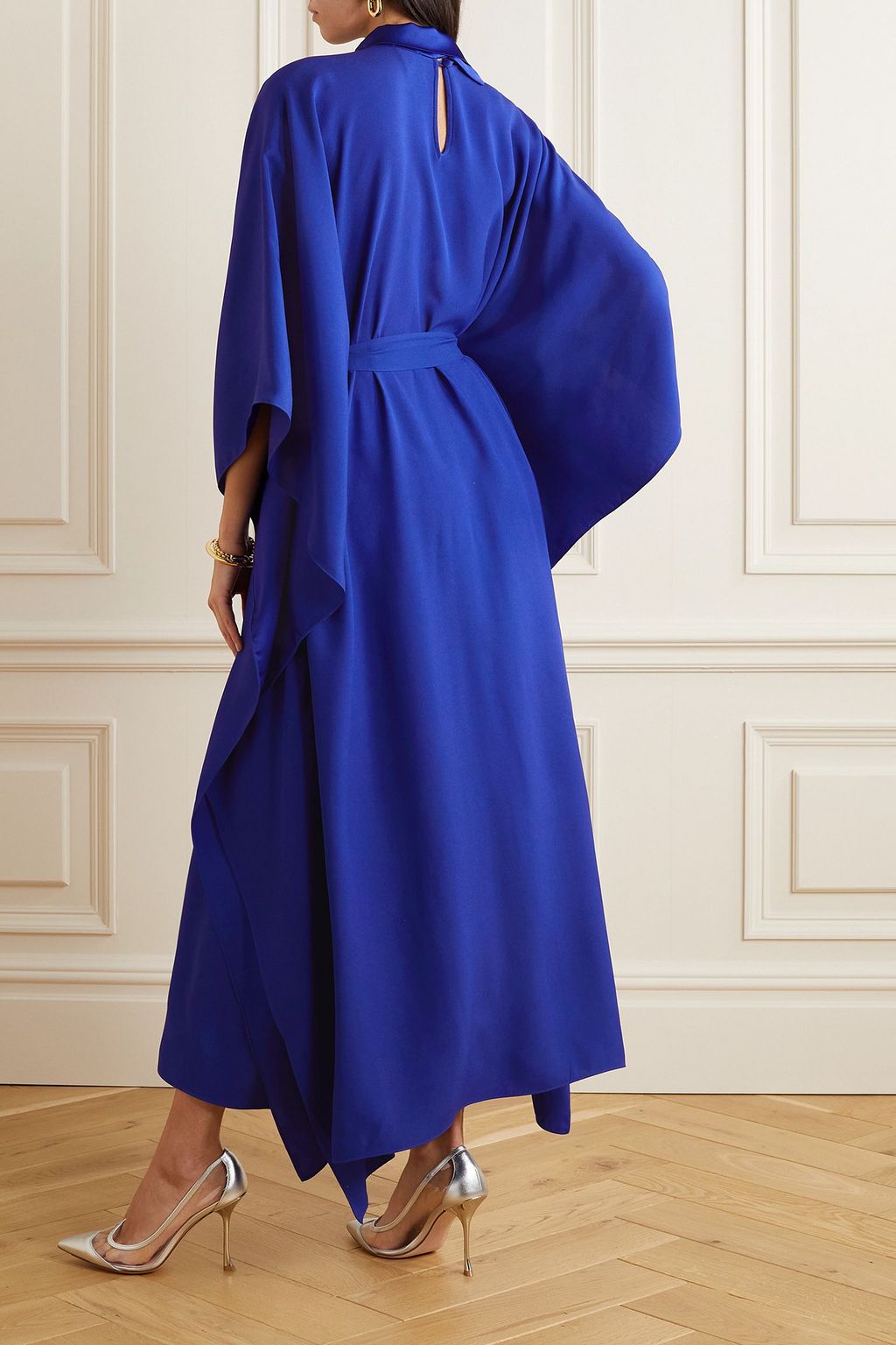 TALLER MARMO El Sol belted crepe kaftan