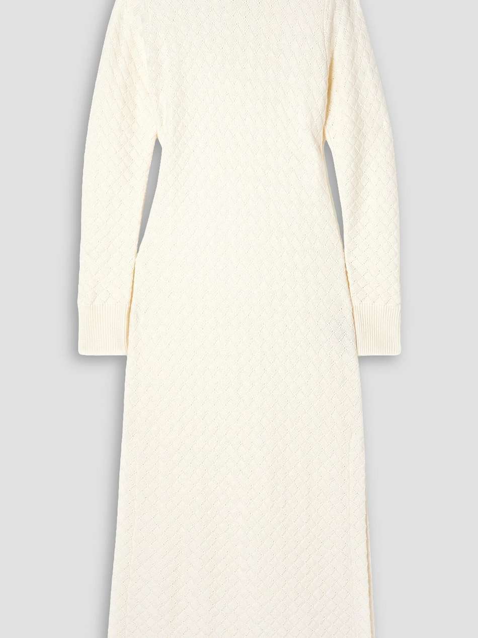 the cressie wool turtleneck maxi dress