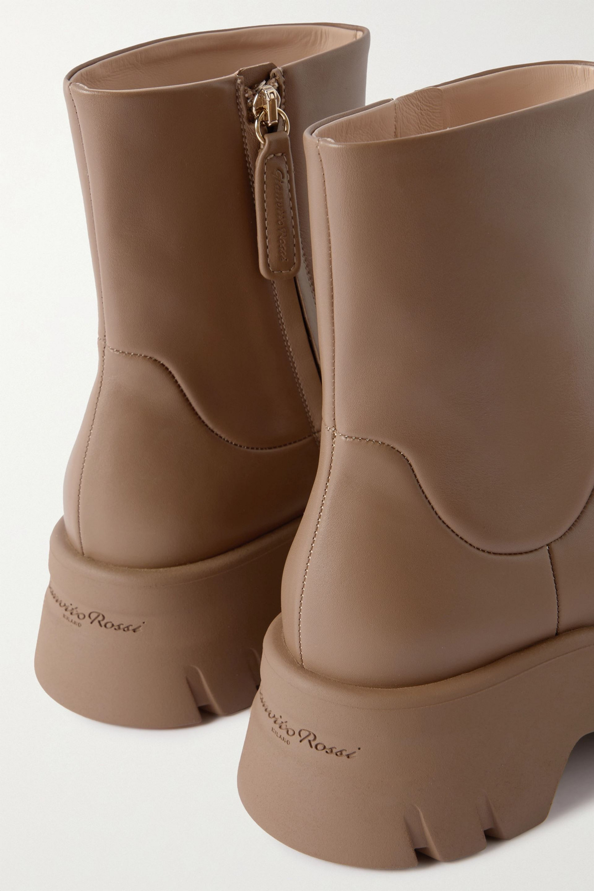 GIANVITO ROSSI Montey 20 leather ankle boots