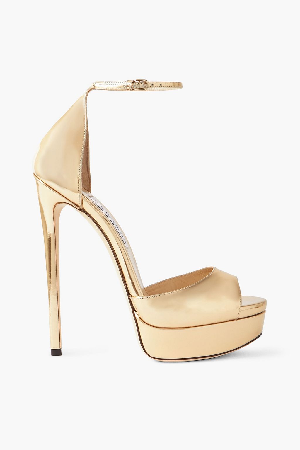 Max 150 metallic leather platform sandals gold EU 37.5