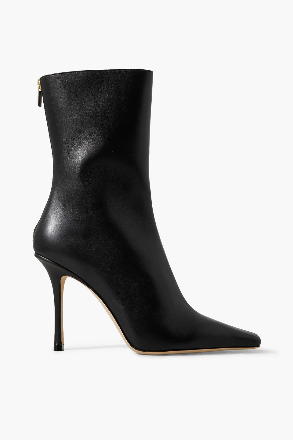 Jimmy Choo Agathe 100 Ankle Boots Black In Black