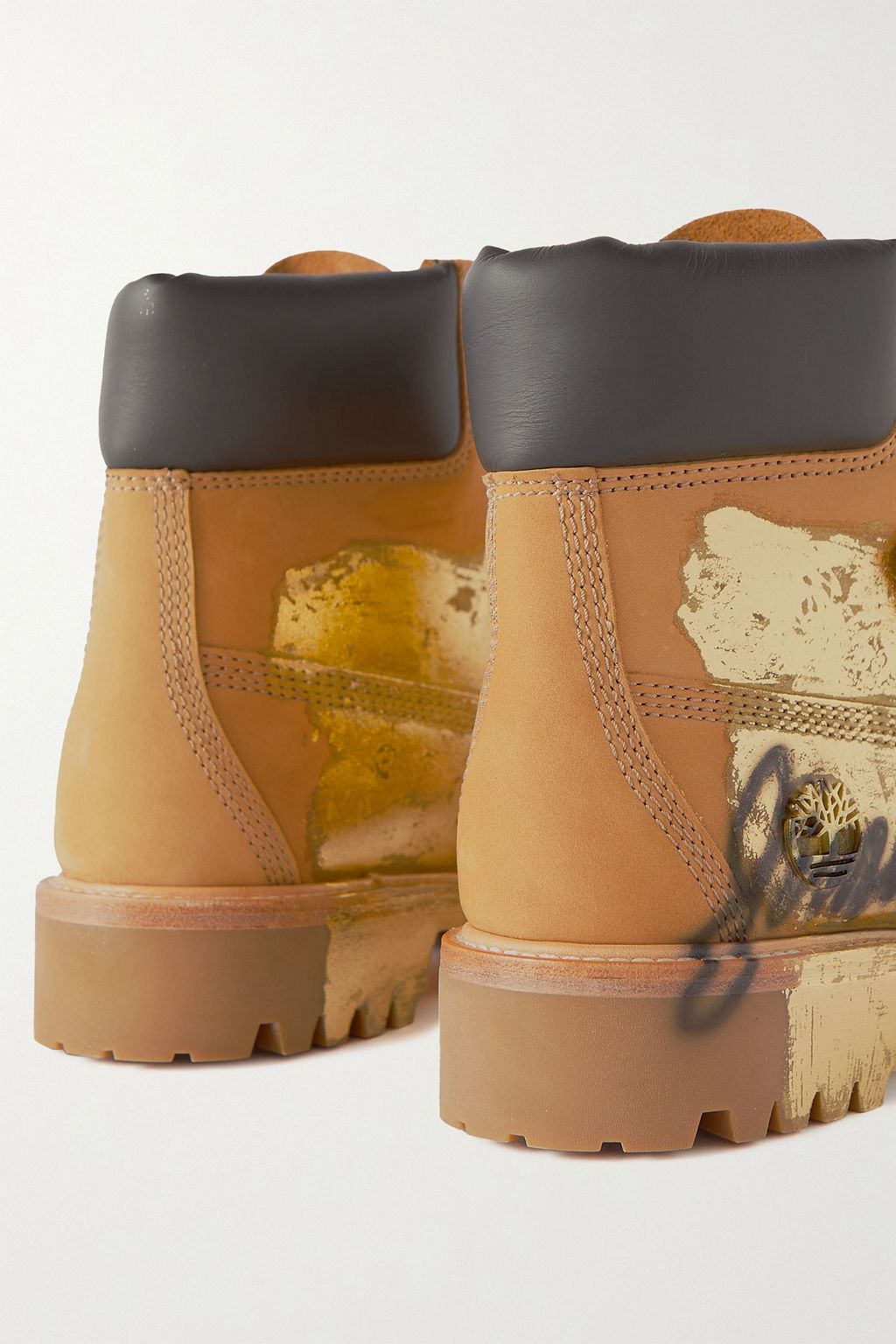 JIMMY CHOO X TIMBERLAND + Timberland printed nubuck ankle boots