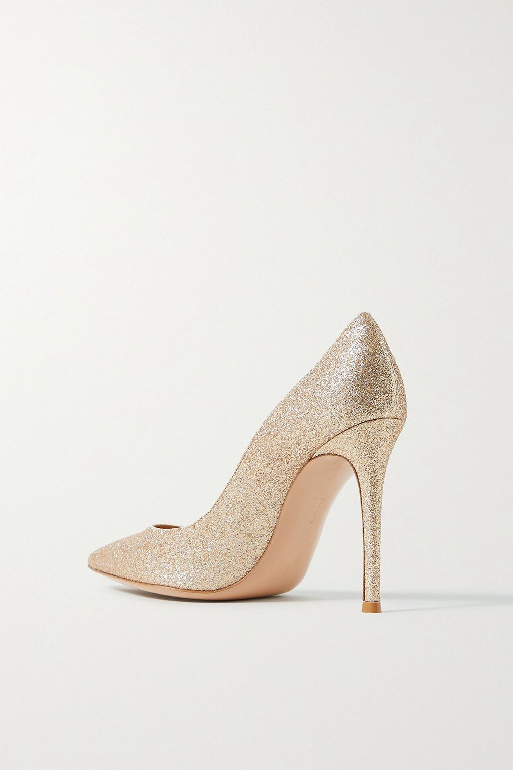 GIANVITO ROSSI Gianvito Starlight 105 glittered woven pumps