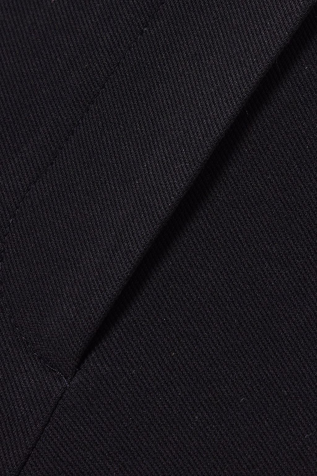 HELMUT LANG بنطال بحواف واسعة من التويل المطّاطي بكسرات