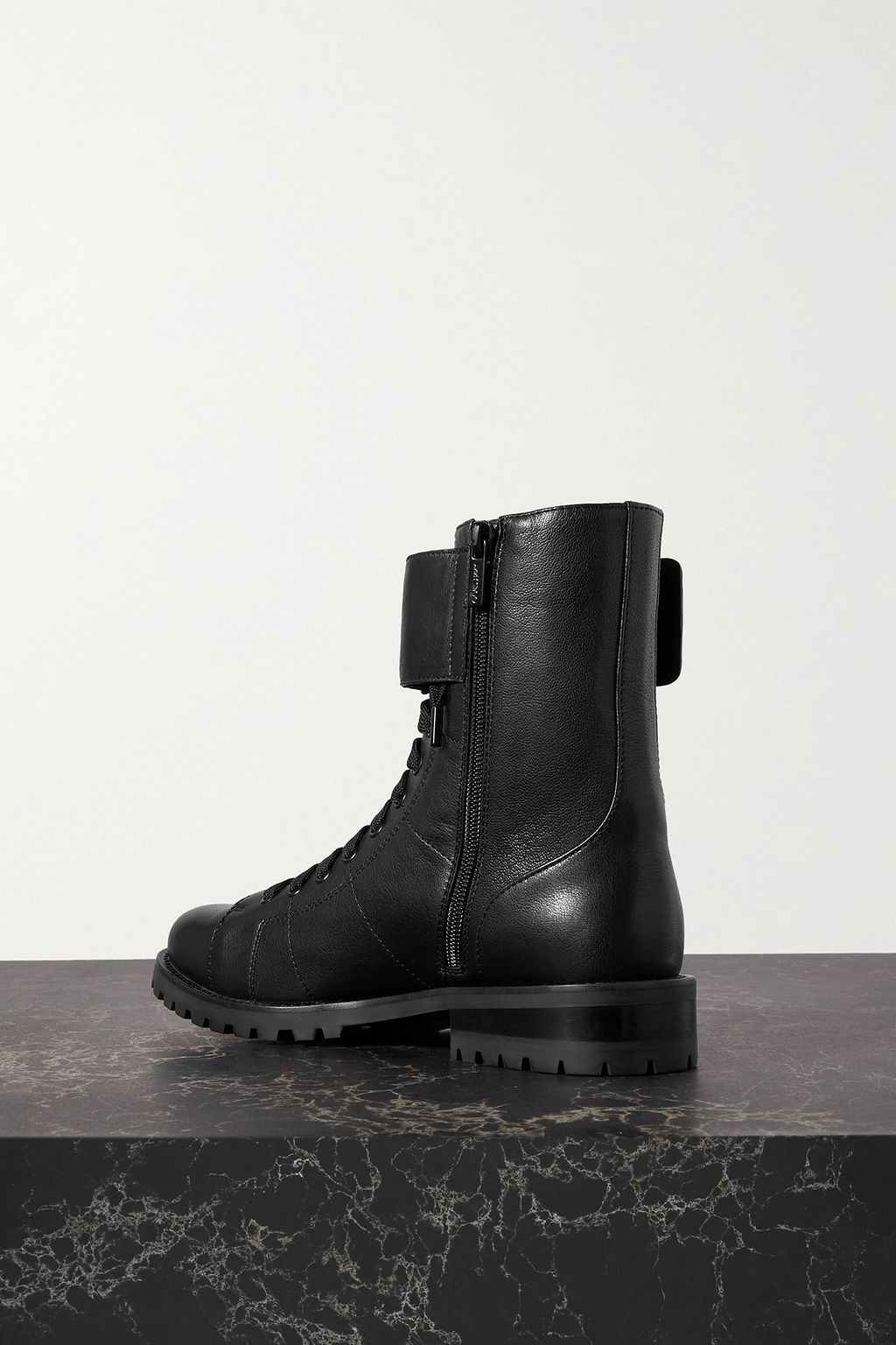 JIMMY CHOO Ceirus textured-leather ankle boots