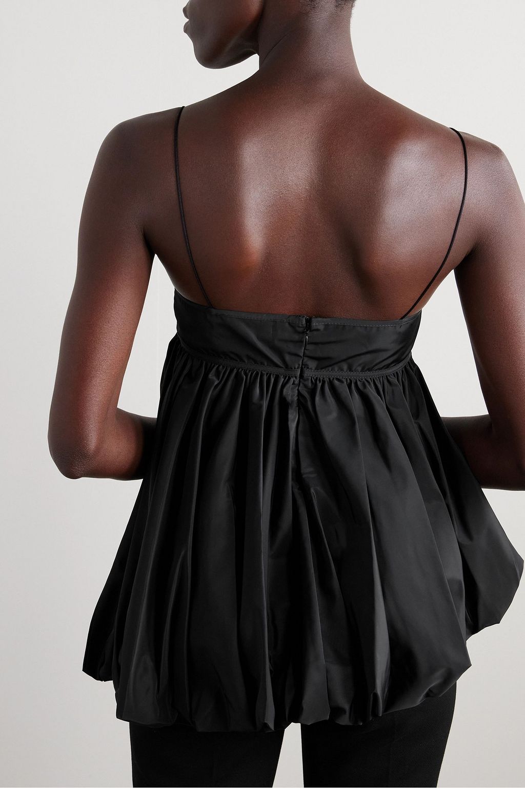 CECILIE BAHNSEN Shea asymmetric faille top