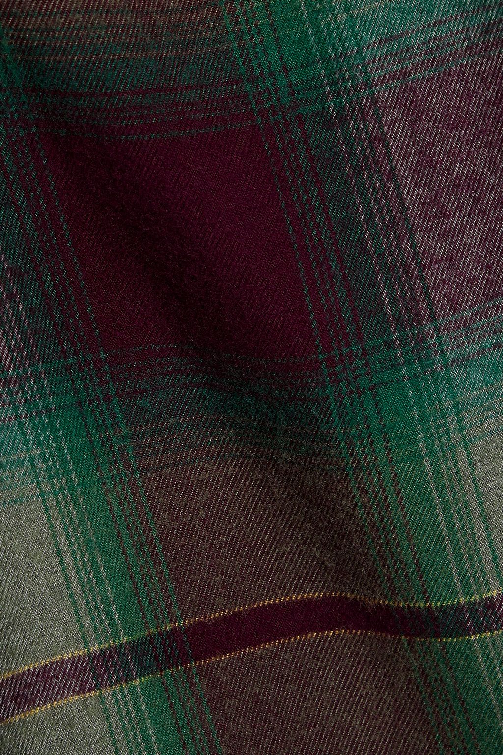 RE/DONE Checked flannel shirt