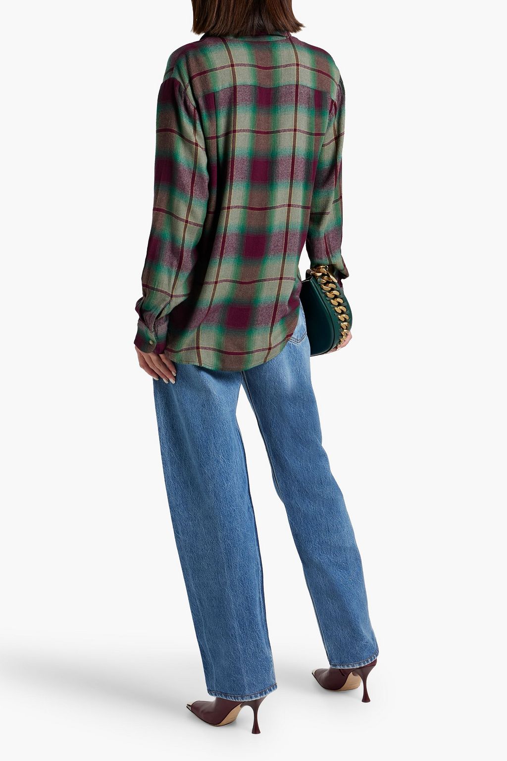 RE/DONE Checked flannel shirt