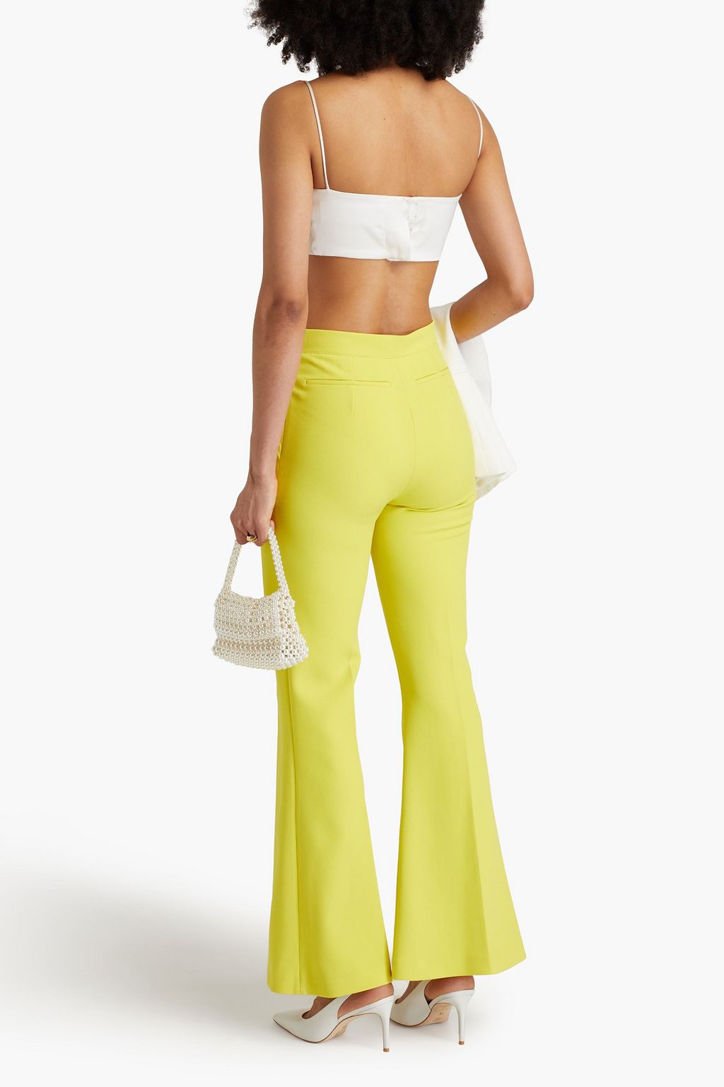 SAFIYAA Alexa stretch-crepe flared pants