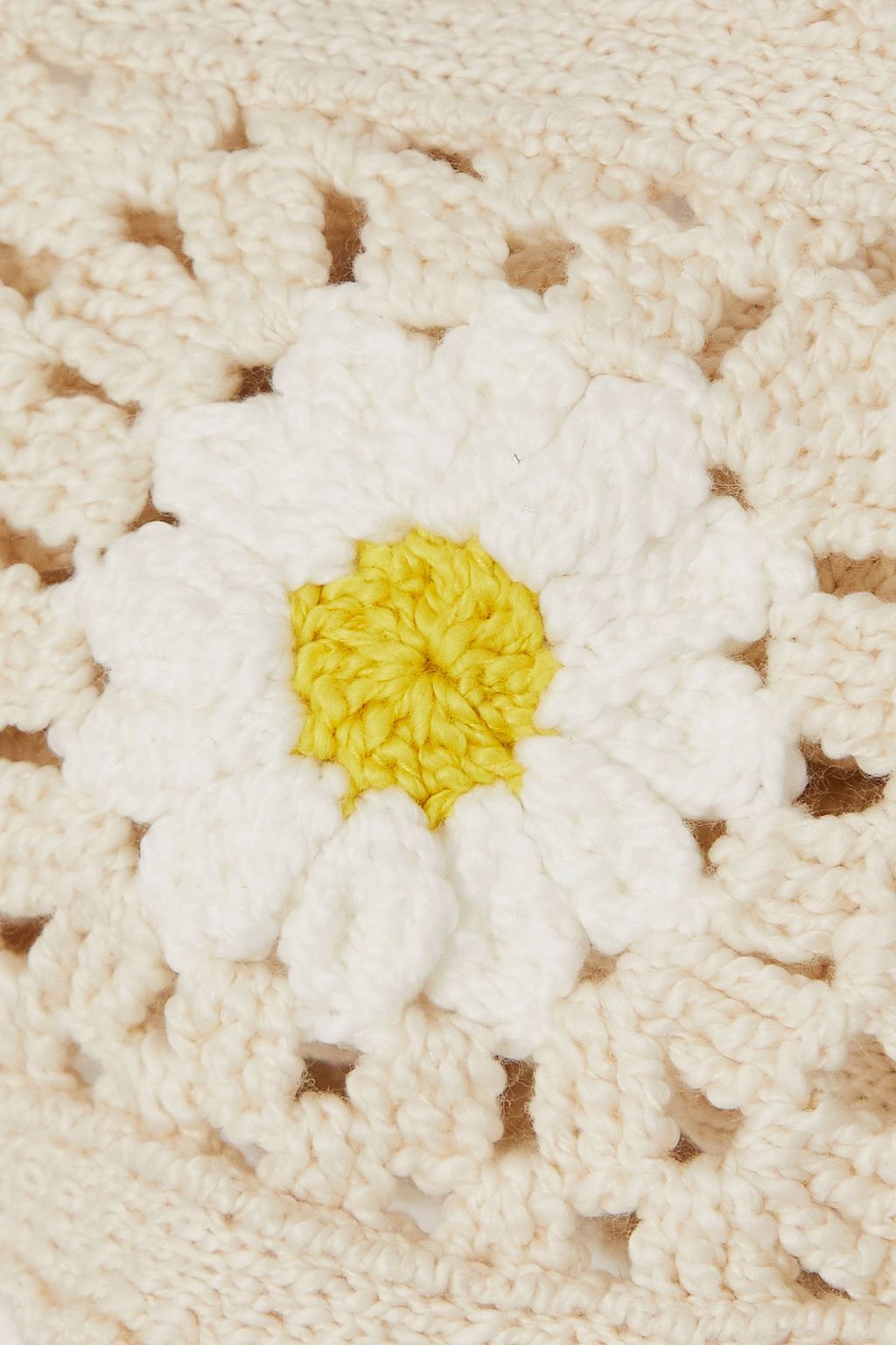 ALANUI حمالة صدر Daisy بأربطة من القطن بحبكة الكروشيه