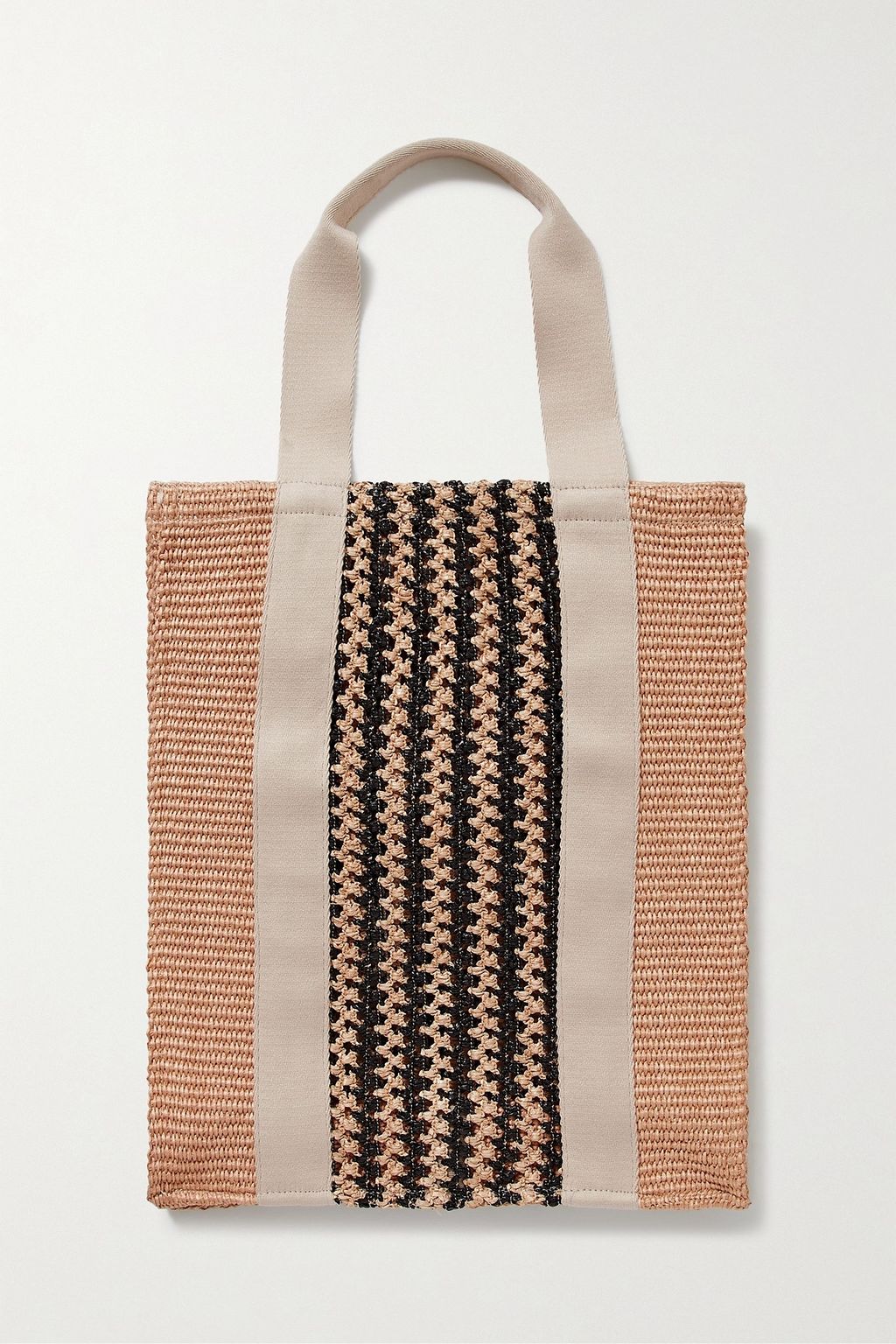 ISABEL MARANT Aruba woven cotton-blend tote