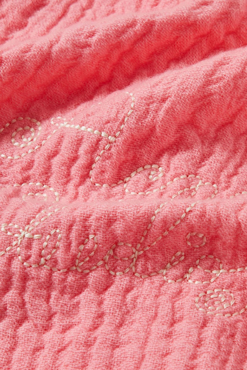ACNE STUDIOS Schal aus einer Wollmischung mit Stickerei