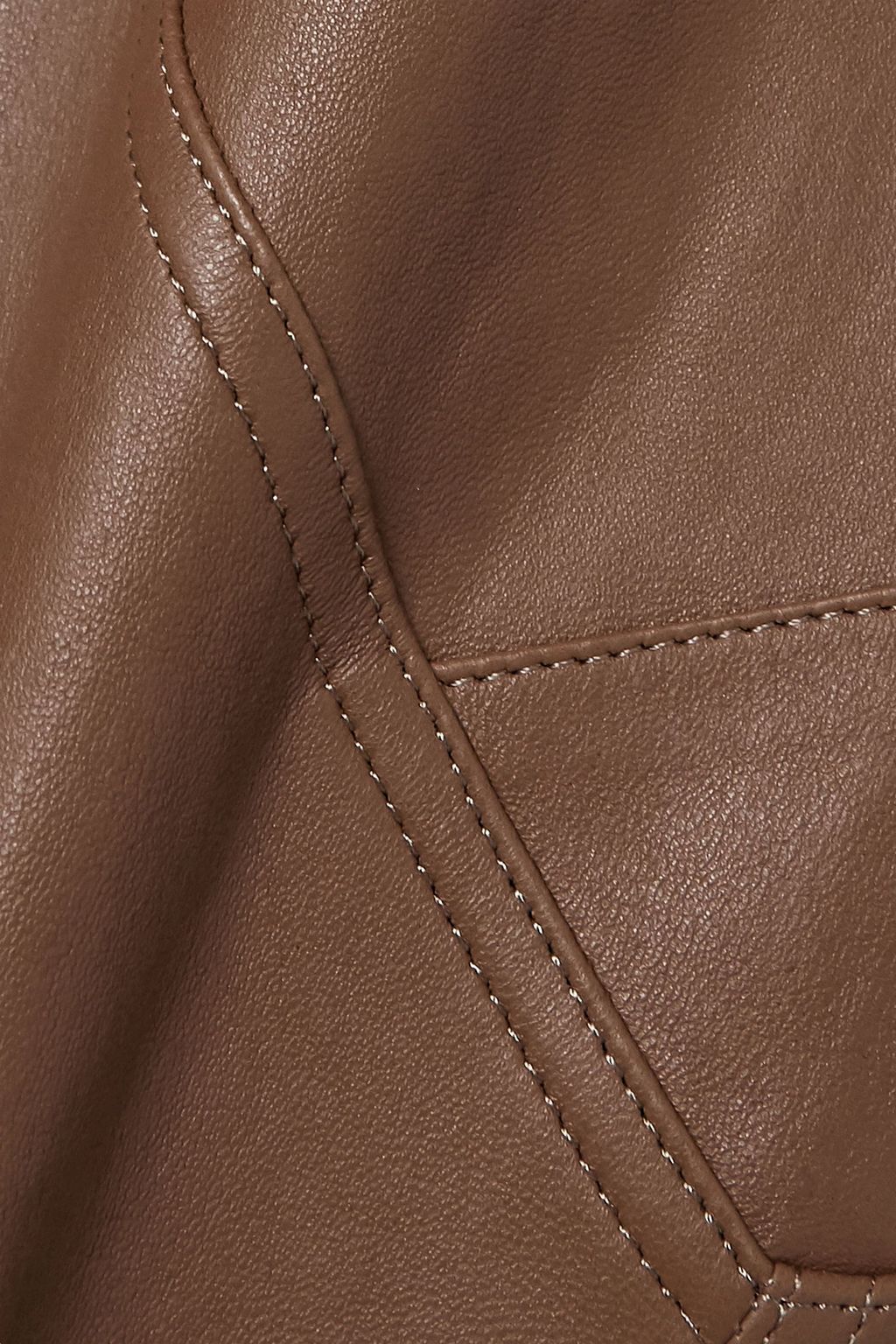ISABEL MARANT Badeloisa lace-up leather tapered pants